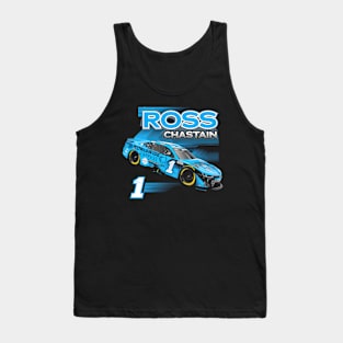 Ross Chastain Black Car Tank Top